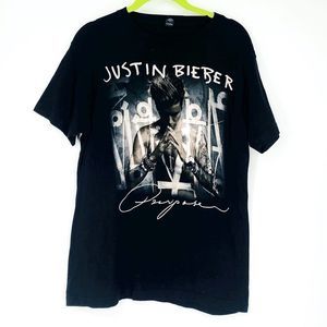 JUSTIN BIEBER 2015 PURPOSE Concert Tour T-Shirt M